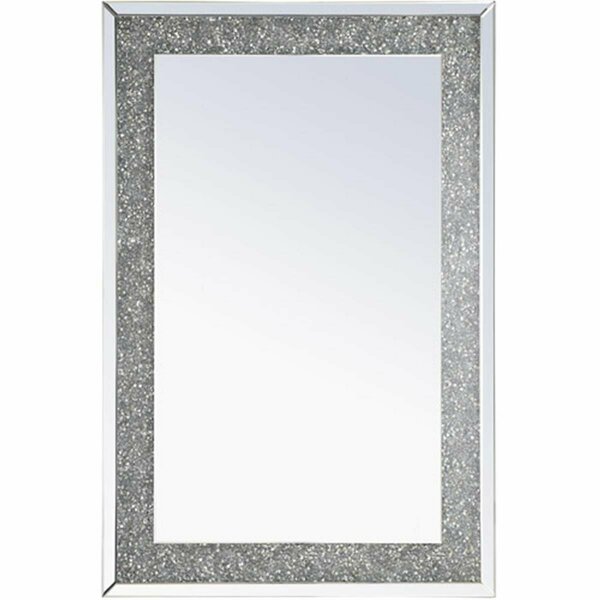 Elegant Lighting Elegant Lighting  31.5 in. Modern Rectangle Crystal Mirror, Clear MR9173